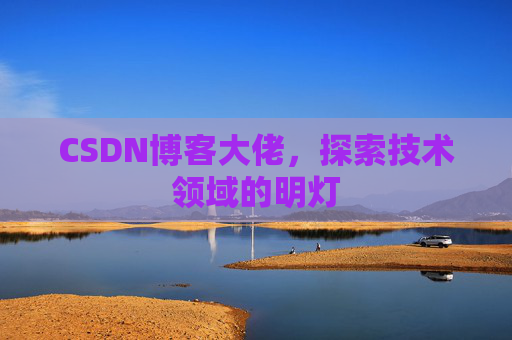CSDN博客大佬，探索技术领域的明灯